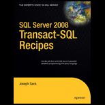 SQL Server 2008 Transact SQL Recipes