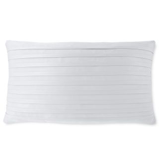 ROYAL VELVET Ogee 10x18 Oblong Decorative Pillow, White