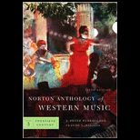 Norton Anthology of Western Music Volume 3