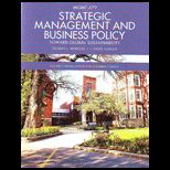Strategic Management and Business Policy (Custom)