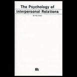 Psychology of Interpersonal Relations