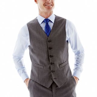 Stafford Super 100 Wool Vest, Grey, Mens