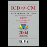 ICD 9 CM 2004 Millennium Edition, Volume 1, 2 and 3