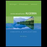 Intermediate Algebra  Conc. and Application