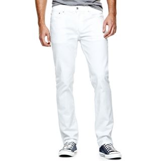 Levis 511 Slim Jeans, White, Mens