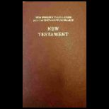New English Translation / Novum Testamentum Graece, New Testament