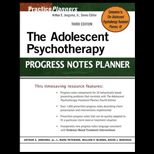 Adolescent Psychotherapy Progress Notes Planner