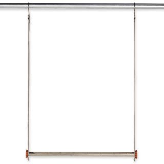 MICHAEL GRAVES Design Extendable Hanging Closet Bar, Satin Nickel