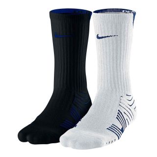 Nike 2 pk. Performance Cushioned Football Crew Socks XL, Navy, Mens
