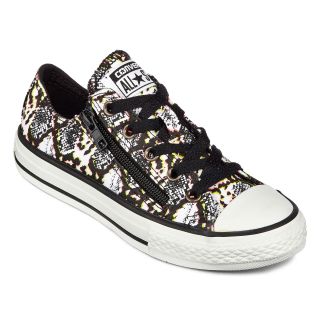 Converse All Star Chuck Taylor Double Zip Girls Sneakers, White, Girls