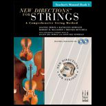 New Directions for Strings Teachers Manual Book 1 With Cd