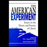 American Experiment  Essays on the Theory and Practice of Liberty