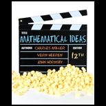 Mathematical Ideas   With Student Solutions and Access