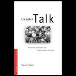 Gender Talk  Feminism, Discourse and Conversation Analysis