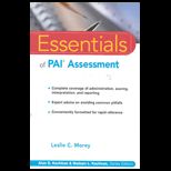 Essentials of PAI Assessment