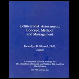 Political Risk Assessment  Concept, Method, and Management