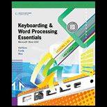 Keyboarding and Word Processing Essentials, Lessons 1 55