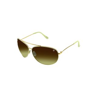 Aviator Sunglasses, Gold, Womens
