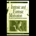 Intrinsic and Extrinsic Motivation  The Search for Optimal Motivation and Performance