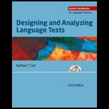 Designing and Analyzing Language Tests   With CD