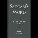 Saddams Word Political Discourse in Iraq