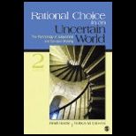 Rational Choice in an Uncertain World The Psychology of Judgment and Decision Making