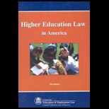 Higher Education Law in America