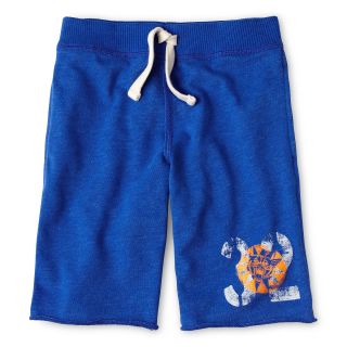 ARIZONA French Terry Knit Shorts   Boys 6 18, Blue, Boys