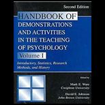 Handbook Of Demonstrations and Activities in the Teaching of Psychology