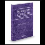 Washington Court Rules 2014 Federal