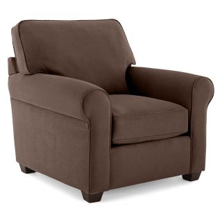 Possibilities Roll Arm Chair, Chocolate (Brown)