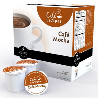 Keurig K Cup Cafe Mocha Coffee Packs by Cafe Escapes