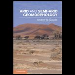 Arid and Semi Arid Geomorphology
