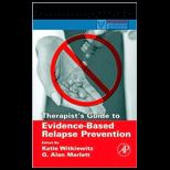 Therapists Guide to Evidence Based Relapse Prevention