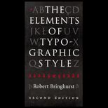 Elements of Typographic Style