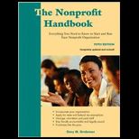 Nonprofit Handbook  Everything You Need to Know to Start and Run Your Nonprofit Organization