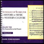 History of Music in Western Culture Anthology of Scores, Volume II