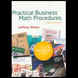 Practical Business Math Procedures   Package