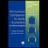 Burnout Companion to Study and Practice