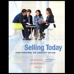 Selling Today  Partnering to Create Value Mylab Access
