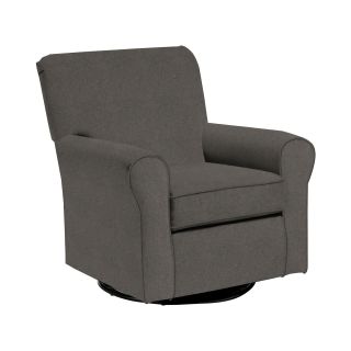 Best Chairs, Inc. Modern Club Swivel Glider, Charcoal