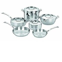 Cuisinart FCT 10   10 Piece French Classic Tri Ply Stainless Set   CLICK FOR BET