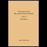Fragments from Hellenistic Jewish Authors Aristobulus Volume 3