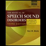 Manual of Speech Sound Disorders  Text Only
