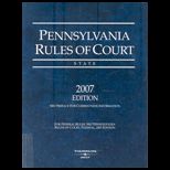 Penn. Rules of Court 07 State