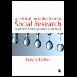 Critical Introduction to Social Research