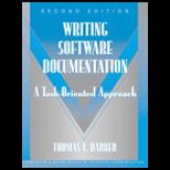 Writing Software Documentation  A Task Oriented Approach