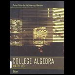 College Algebra With CD (Custom)