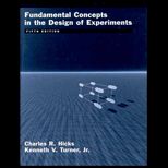 Fundamental Concepts in the Design of Experiments