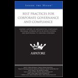 Best Practices for Corp. Goernance